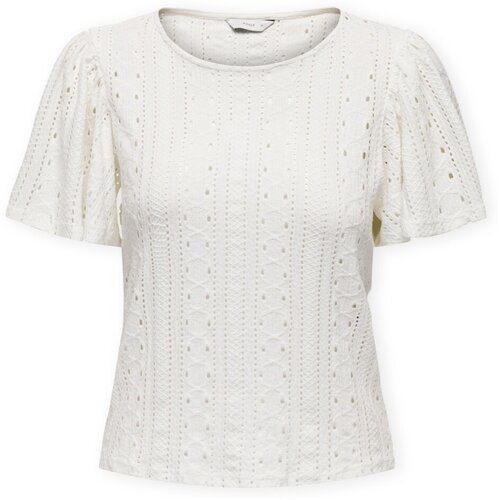 Only Topi & Bluze Top Riverside - Cloud Dancer Bela Cene