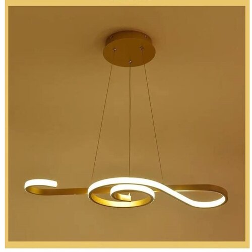  LED luster na sajli LED/18W/230V 3000K zlatan Slike