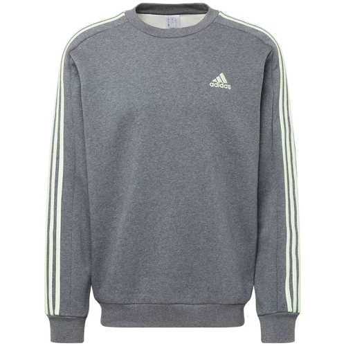 ADIDAS SPORTSWEAR Sportska sweater majica grafit siva / svijetlozelena