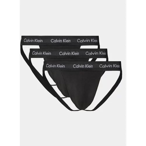 Calvin Klein Underwear Set 3 parov tangic 000NB3363A Črna