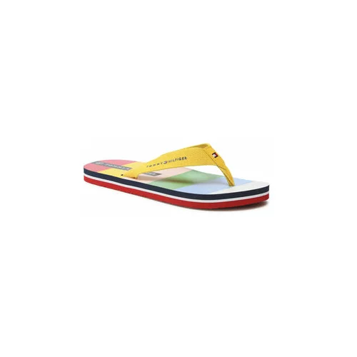 Tommy Hilfiger Japonke Multicolor Flip Flop T3X8-32922-0058 S Rumena