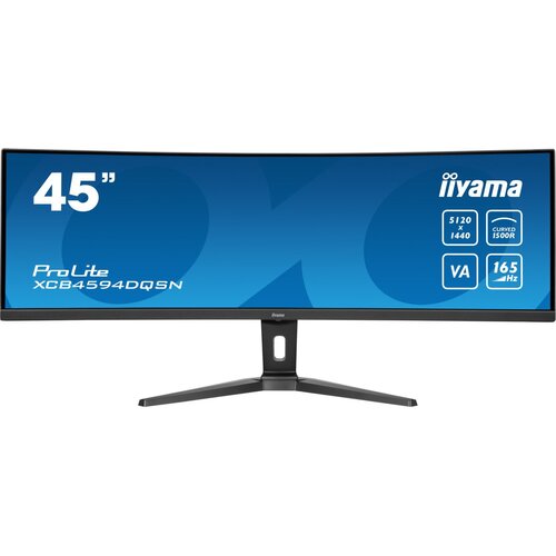 Iiyama ProLite XCB4594DQSN-B1 44,5" 32:9 ukrivljen VA zaslon, 165Hz, 5120x1440 0,8ms (GtG), USB-C Cene
