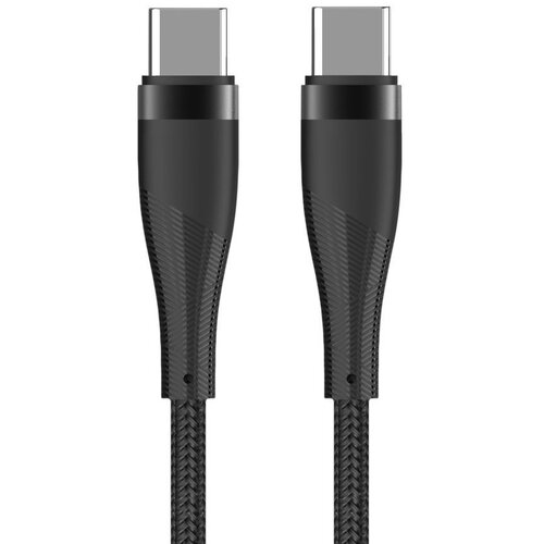 Maxlife Type C- Type C, 1M 60W črn kabel, (21119220) Slike