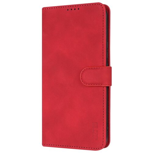 SUNSKY Eleganten ovitek etui iz umetnega usnja za Samsung S26, Rdeč Slike