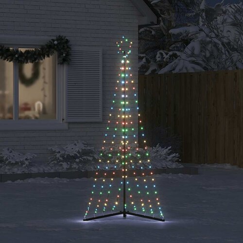  LED božićno drvce 339 LED &amp;scaron;arenih 187 cm Slike