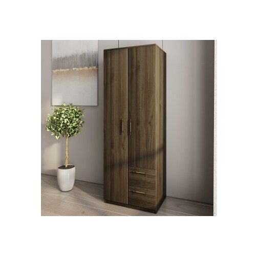 Hanah home ormar merlin 2 walnut (382NRC1163) Slike