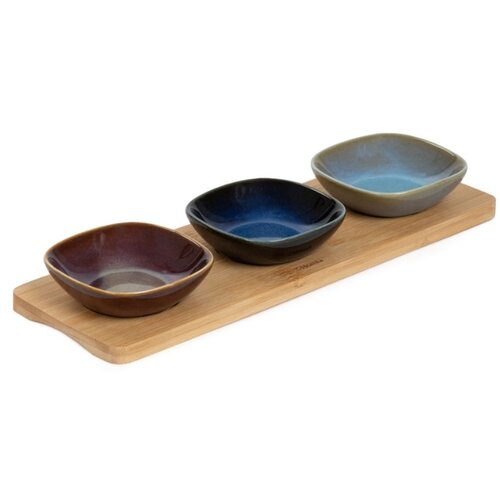 DEKOR DOM Set činija Rambla, 29x3.5cm, 3 komada, &Scaron;areni Cene