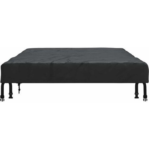  Pokrov za stol Jednobojno Crna 202 x 102 x 15 cm tkanina Slike