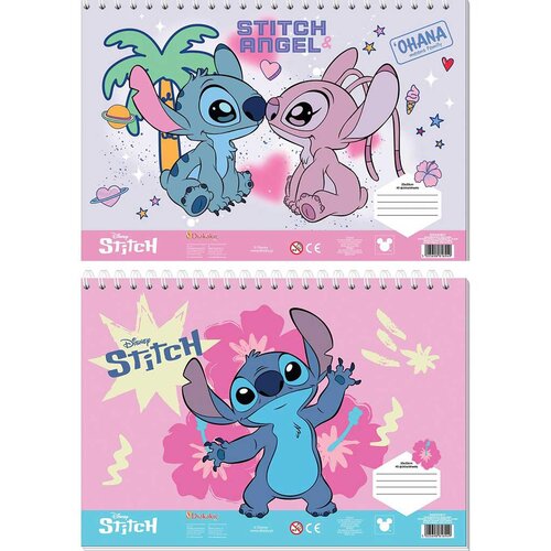 Luna Luna: Disney Stitch kreativni skičnik za barvanje z nalepkami in &scaron;ablono v več različicah Cene