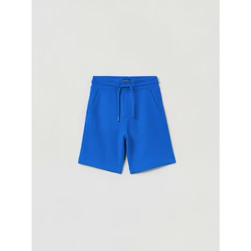 OVS Kratke hlače iz tkanine 1762821 Modra Regular Fit