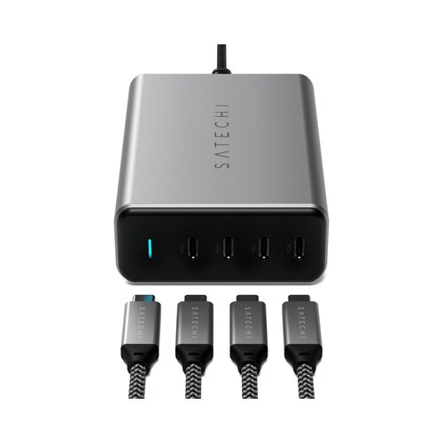 Satechi usb-c 165W ST-UC165GM-EU punjač sa 4 porta Slike
