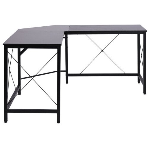 Nesta Računalni&scaron;ka miza v obliki črke L, kotna pisalna miza 150 x 150 x 76 cm, MDF, črna, moderna kotna miza za pisarno in domačo pisarno, (5000494046) Cene
