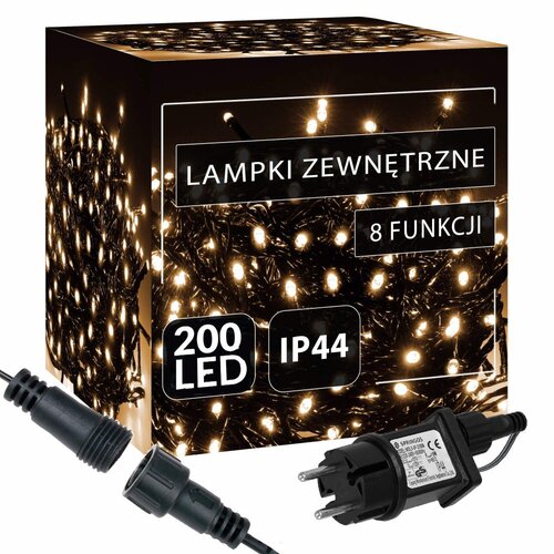 Springos lampice za bor 200 LED, toplo bijela Slike