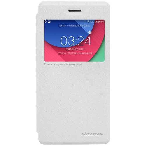 Nillkin preklopna torbica z okenčkom za Lenovo A7000 bela Cene