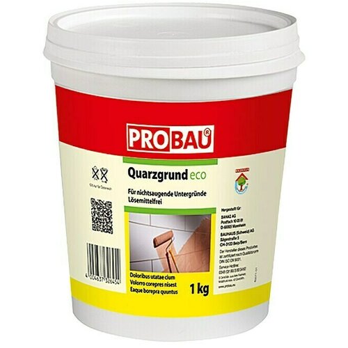 PROBAU eco Kvarcni temeljni premaz (1 kg, Bez otapala, Spremno za upotrebu) Cijene