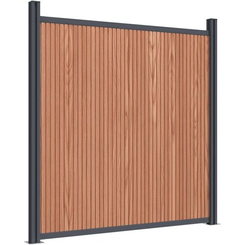 vidaXL Panel za ogradu smeđi 1564 x 186 cm WPC Cijene