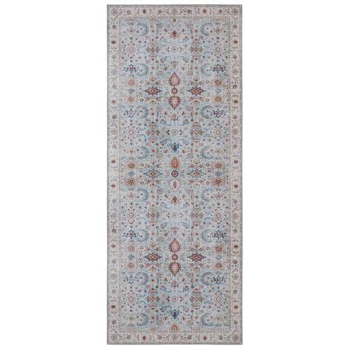 Nouristan plavo-bež tepih Vivana, 80 x 200 cm