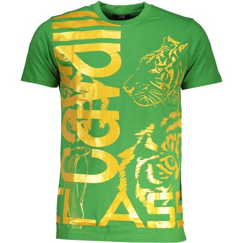 Cavalli Class GREEN MEN&#39;S SHORT SLEEVED T-SHIRT Cene