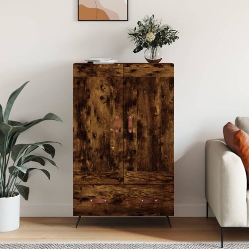 VidaXL Visoka komoda boja hrasta 69 5 x 31 x 115 cm konstruirano drvo Slike