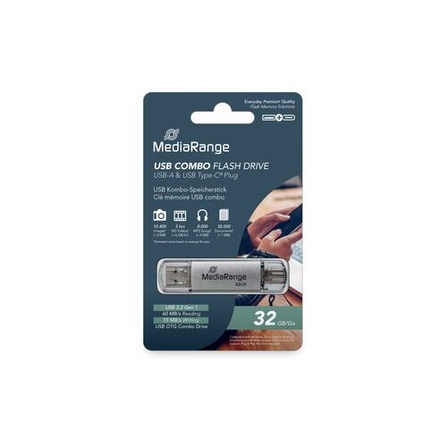 Mediarange MEMORIJA USB STICK 3.0, 32GB s USB Type - C konektorom , MR936 Slike