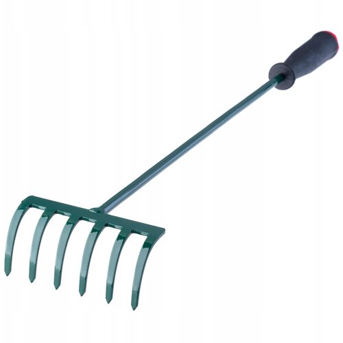 KADAX Majhne kovinske grablje za listje in travo, vrt, 60 cm, 6-zobi ročaj, (5000346832) Cene