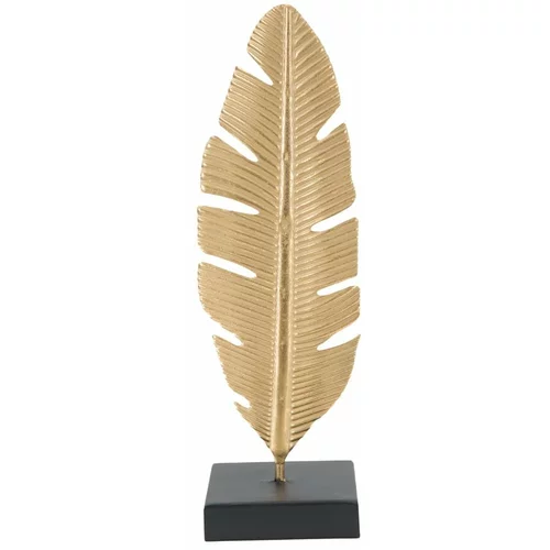 Mauro Ferretti Dekorativni svečnik v zlati barvi Feather, višina 34 cm