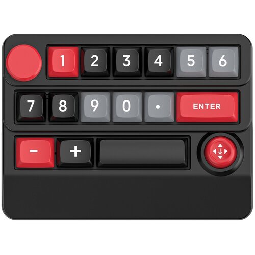 INF Brezžična RGB mehanska igralna tipkovnica XSX-W909 z makro definicijo Black+Red, (5000071899) Slike