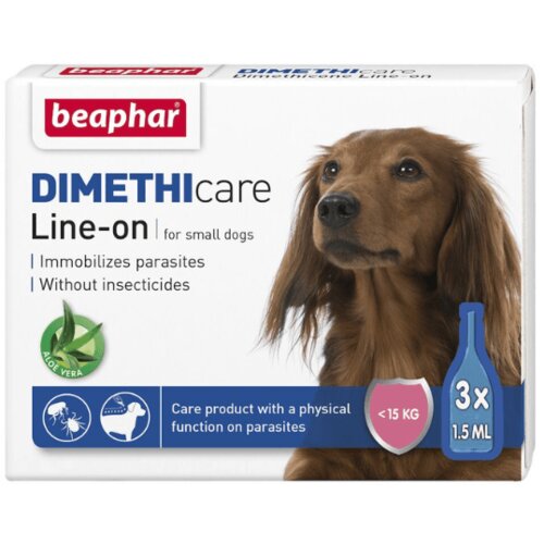 Beaphar dimethicare Line On S &amp;amp;#8211; 3 x 1,5ml Slike