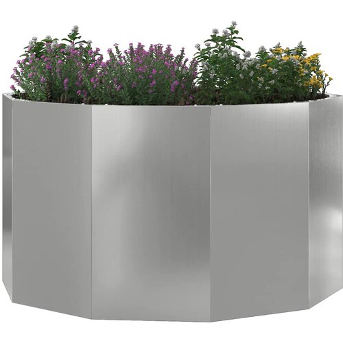  Sadilica Srebrno 90 x 90 x 50 cm Cinkani čelik Slike