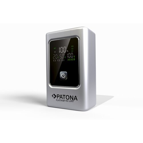Patona Platinum Powerbank Luxury One PD35 | 10000mAh | PD 35W | USB-C + USB-A Silver, Black Cijene