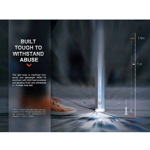 Fenix ecpblue - led punjiva baterijska lampa sa usb powerbankom IP68 1600 lm 504 h plava Slike