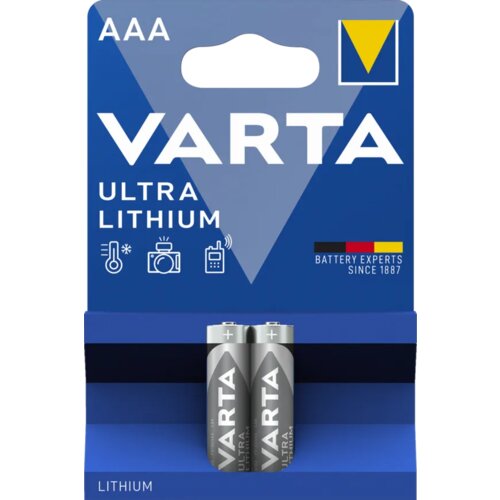 Varta LITIJ BATERIJSKI VLOŽEK PROFESSIONAL LITHIUM AAA BL/2 Slike