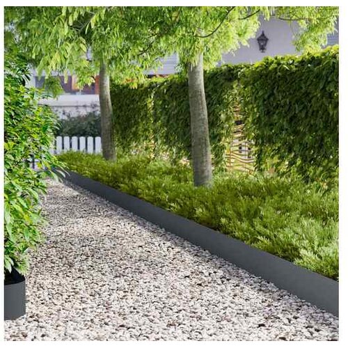 VidaXL Ograda oko Travnjaka 30 kom. 102 x 15 x 4 cm Čelik Antracit - Antracit 30 15 cm Slike