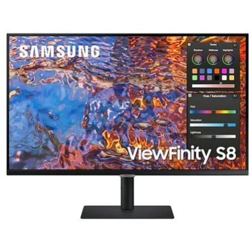 Samsung Monitor 81,3 cm (32,0") S32B800PXU 3840x2160 IPS 5ms HDMI DisplayPort USB-C 90W 3xUSB3.0 Pivot sRGB100% RJ45 HDR400 ViewFinity S8 črna, (21097754)