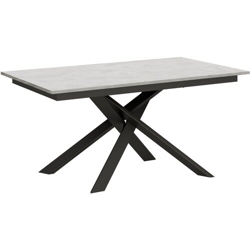 Itamoby &amp;nbsp; Ganty (90x160/220 cm) - bela, barva nog: antracit - raztegljiva jedilna miza, (20842297) Slike