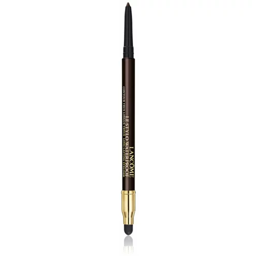 Lancôme Le Stylo Waterproof vodootporna olovka za oči s visokom pigmentacijom nijansa 03 Chocolat