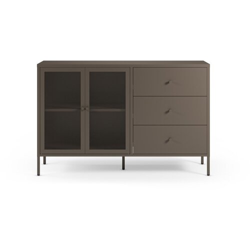 Marckeric Siva metalna komoda 140x90x40 cm Fayna &ndash; Cijene