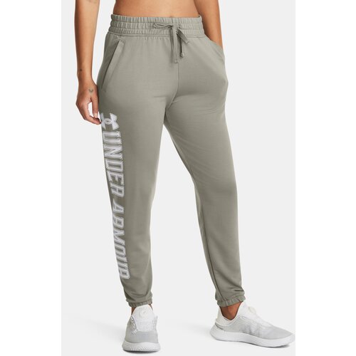 Under Armour Sweatpants UA Rival Terry Graphic Jogr-GRN - Women Slike