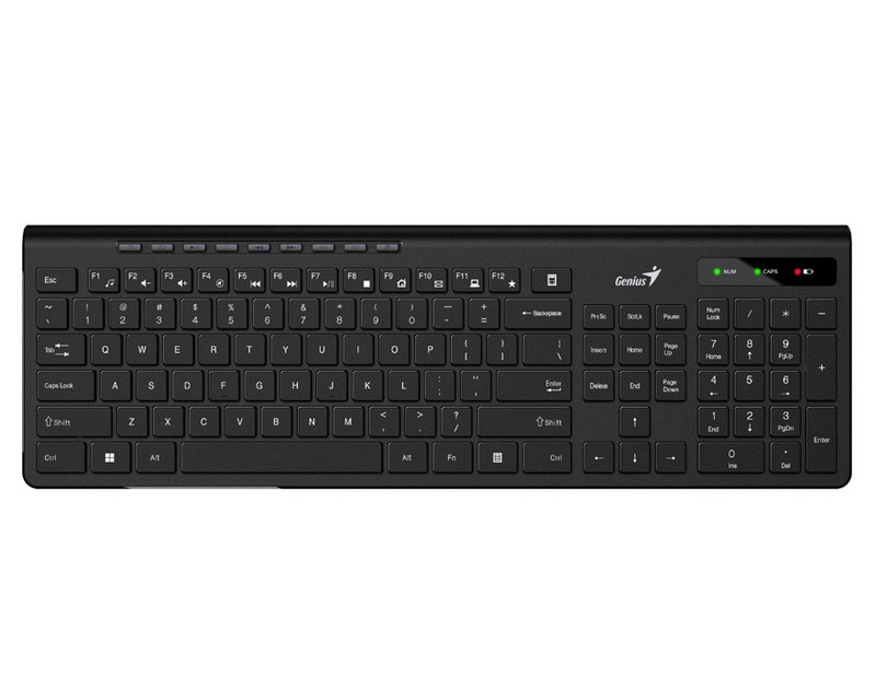 Genius SlimStar 7230 USB US wireless crna tastatura Cene