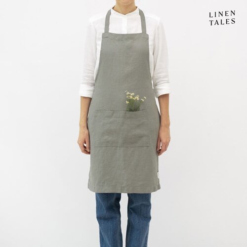 Linen Tales Lanena pregača Khaki – Cijene