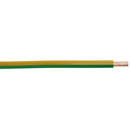  Električni kabel (H07V-U, 10 m, Zeleno-žute boje)