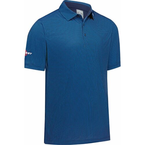 Callaway Mens Odyssey Gingham Print Polo Peacoat L Slike
