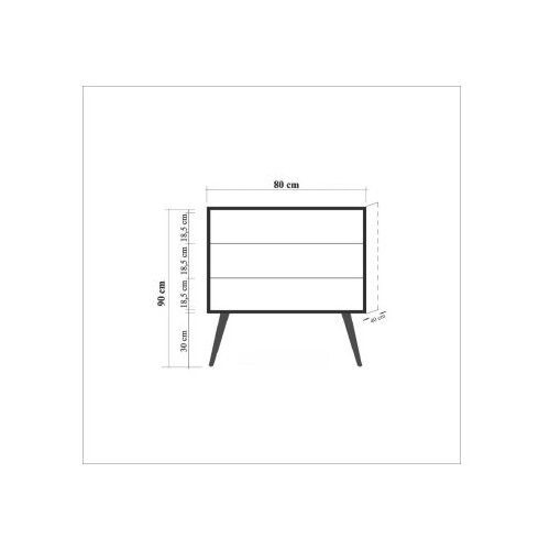  Trio - 623 Sonoma Oak Dresser Slike