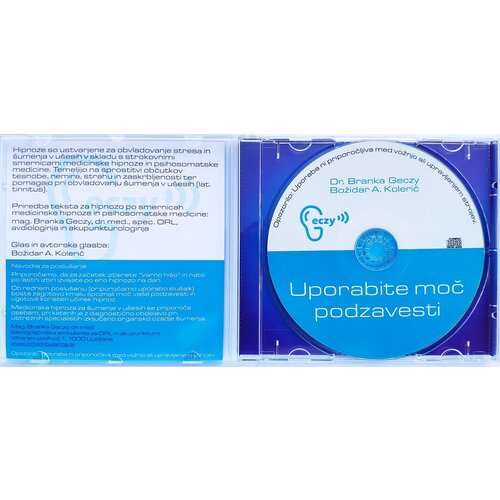Cd uporabite moč podzavesti za obvladovanje stresa in &amp;scaron;umenja v u&amp;scaron;esih Slike
