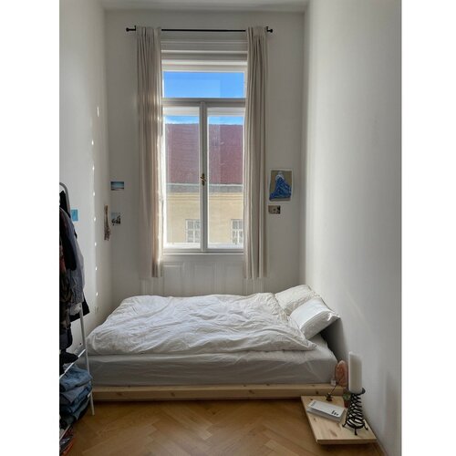 Karup postelja iz masivnega bora brez vzglavja z letvenim dnom 90x200 cm v naravni barvi dock &amp;ndash; Slike