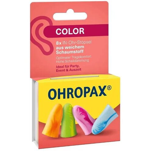 Ohropax Čepići za u&scaron;i Color, 8 komada Cene