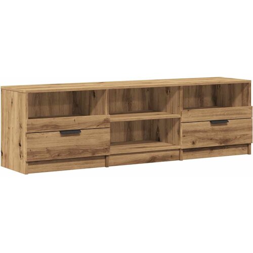 Maison Chic TV omarica - TV stojalo - Televizijska omarica artisan hrast 150x33,5x45 cm inženirski les, (21699504) Cene