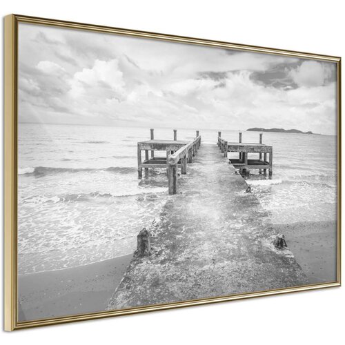  Poster - Old Pier 30x20 Slike