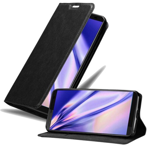 Cadorabo Ohi&scaron;je, združljivo z HTC U12 PLUS v nočna črna - Za&scaron;čitni ovitek z magnetnim zapiranjem, stoječo funkcijo in režo za kartice, (20558446) Cene