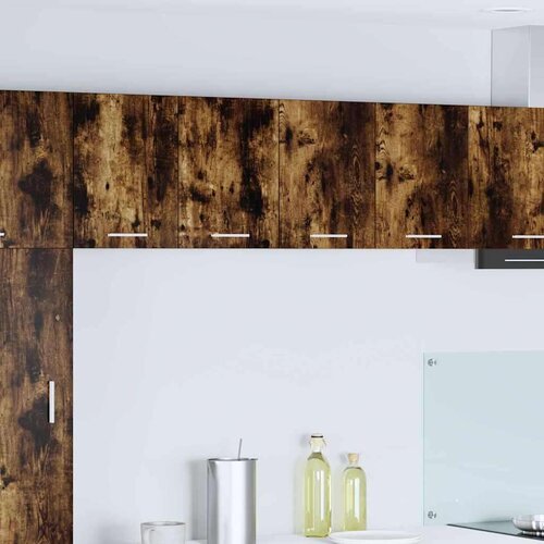 Viseći ormarić Riga Dimljeni hrast i bijela 60 x 31 x 40 cm Cijene